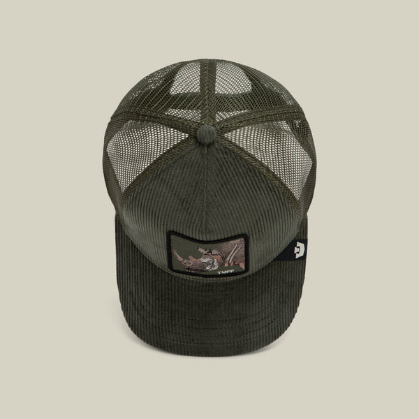 Goorin Bros. Corduroy Tuff Trucker Cap - Olive
