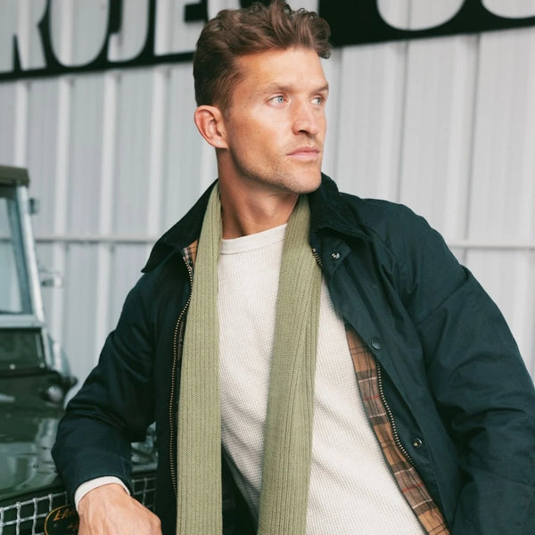 Swole Panda Organic Cotton Scarf - Olive