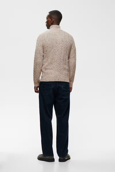 Matinique Mablimey Zip Cardigan - Eggnog