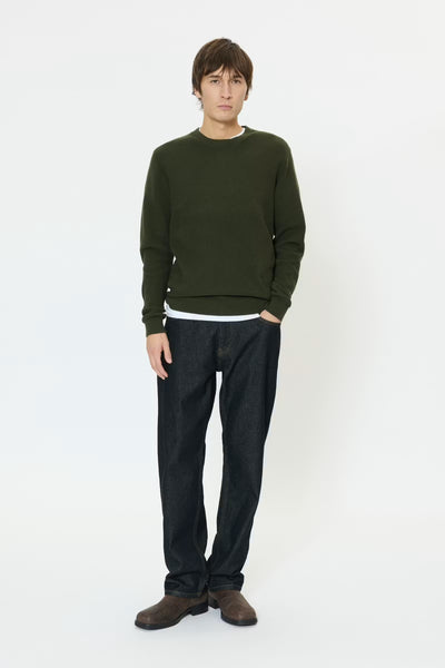 Matinique Malagoon Crew Knit - Dark Forest (Green)