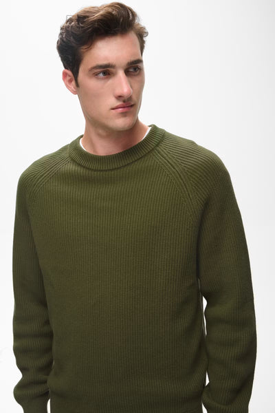 Matinique Mahellson Sweater - Olive Night (Green)