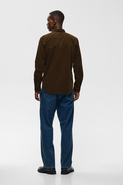Matinique Matrostol Cord Shirt - Dark Earth (Brown)