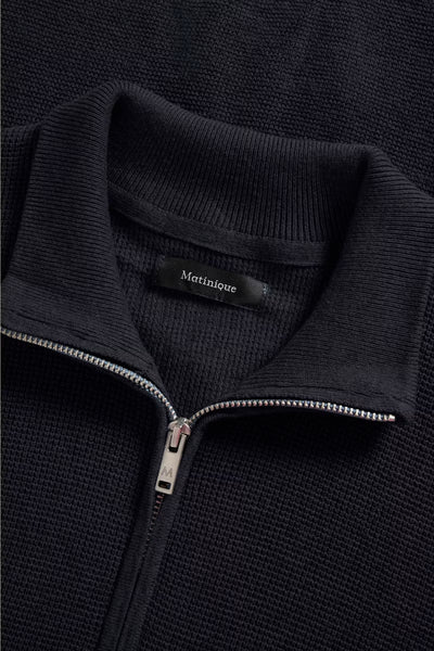 Matinique Malagoon Half Zip - Dark Navy Mel