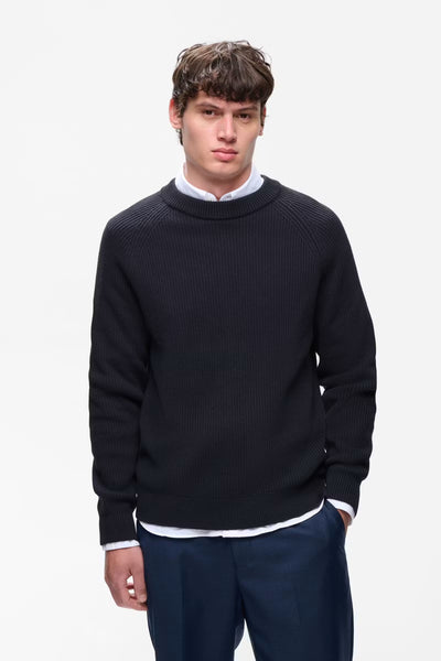 Matinique Mahellson Sweater - Dark Navy
