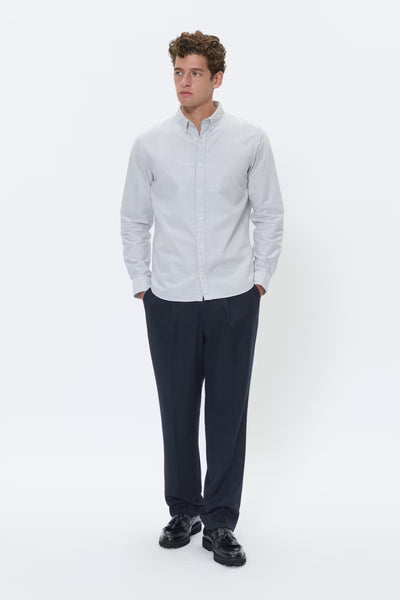 Matinique Matrostol Striped L/S Shirt - Olive Night