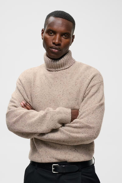 Matinique Masweatio Rollneck Knit - Eggnog
