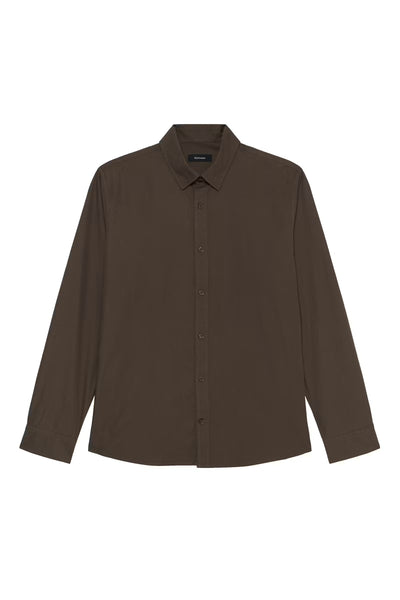 Matinique Machristaldo L/S Shirt - Turkish Coffee (Brown)