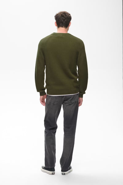 Matinique Mahellson Sweater - Olive Night (Green)