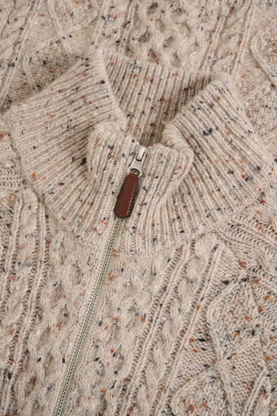 Matinique Mablimey Zip Cardigan - Eggnog