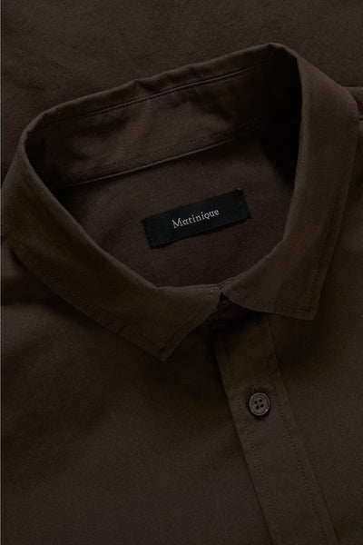 Matinique Machristaldo L/S Shirt - Turkish Coffee (Brown)