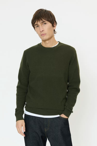 Matinique Malagoon Crew Knit - Dark Forest (Green)