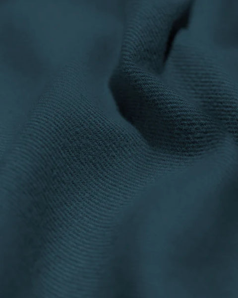 Colorful Standard Flannel Shirt - Petrol Blue