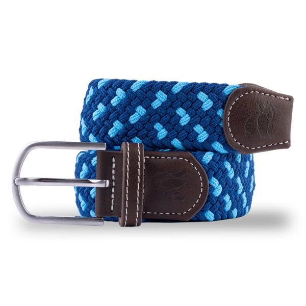 Swole Panda REPREVE® Woven Belt - Blue Spot