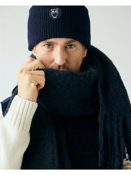 Knowledge Cotton Apparel Recycled Scarf - Light Feather Grey