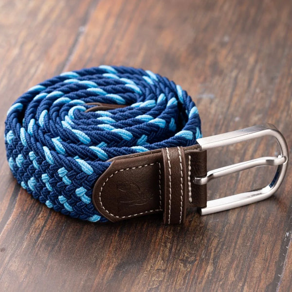 Swole Panda REPREVE® Woven Belt - Blue Spot