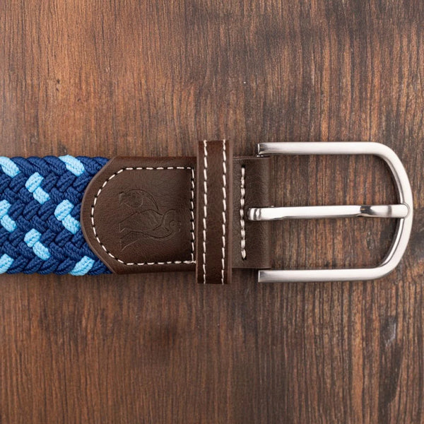 Swole Panda REPREVE® Woven Belt - Blue Spot