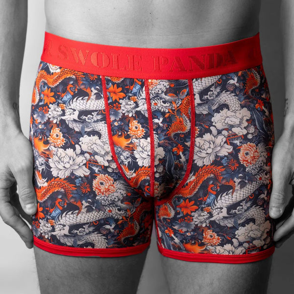 Swole Panda Dragon Boxers - Multi