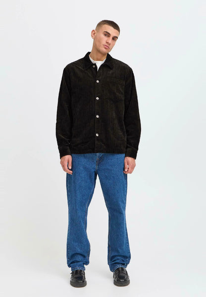 !Solid Sdingvi Overshirt - True Black