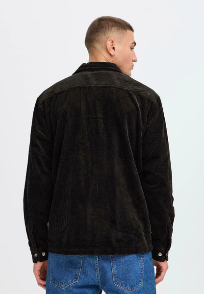 !Solid Sdingvi Overshirt - True Black