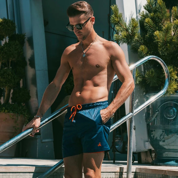 Swole Panda Hydromotion Swim Shorts - Navy