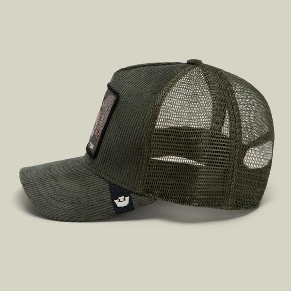 Goorin Bros. Corduroy Tuff Trucker Cap - Olive