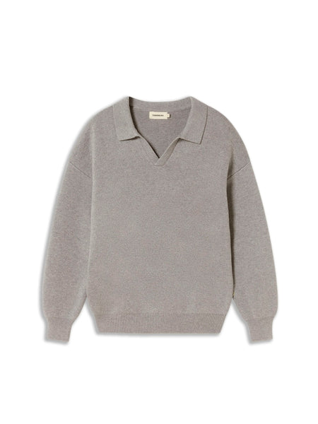 Thinking Mu Aritz Sweater - Grey Melange