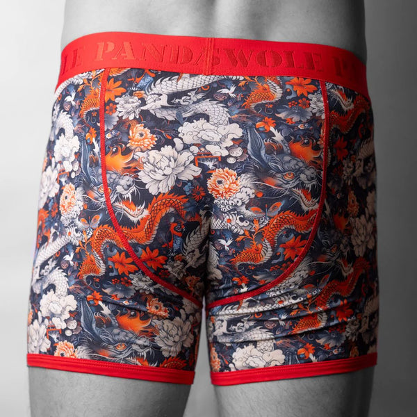 Swole Panda Dragon Boxers - Multi