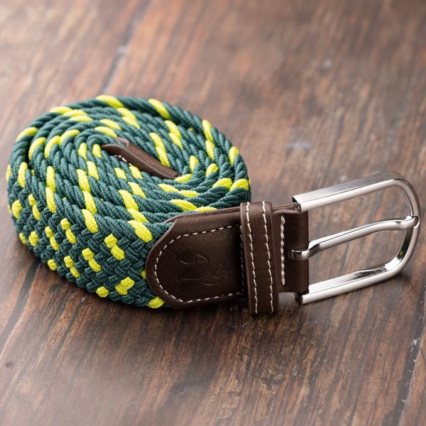 Swole Panda REPREVE® Woven Belt - Green Spot
