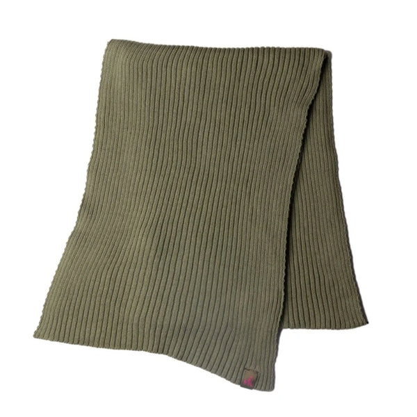 Swole Panda Organic Cotton Scarf - Olive