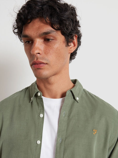Farah Fontella Cord Shirt - Tarragon