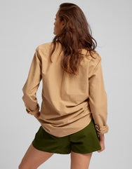Colorful Standard Oversized Cotton Shirt - Desert Khaki
