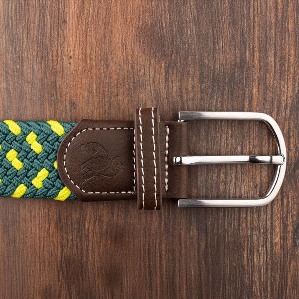 Swole Panda REPREVE® Woven Belt - Green Spot