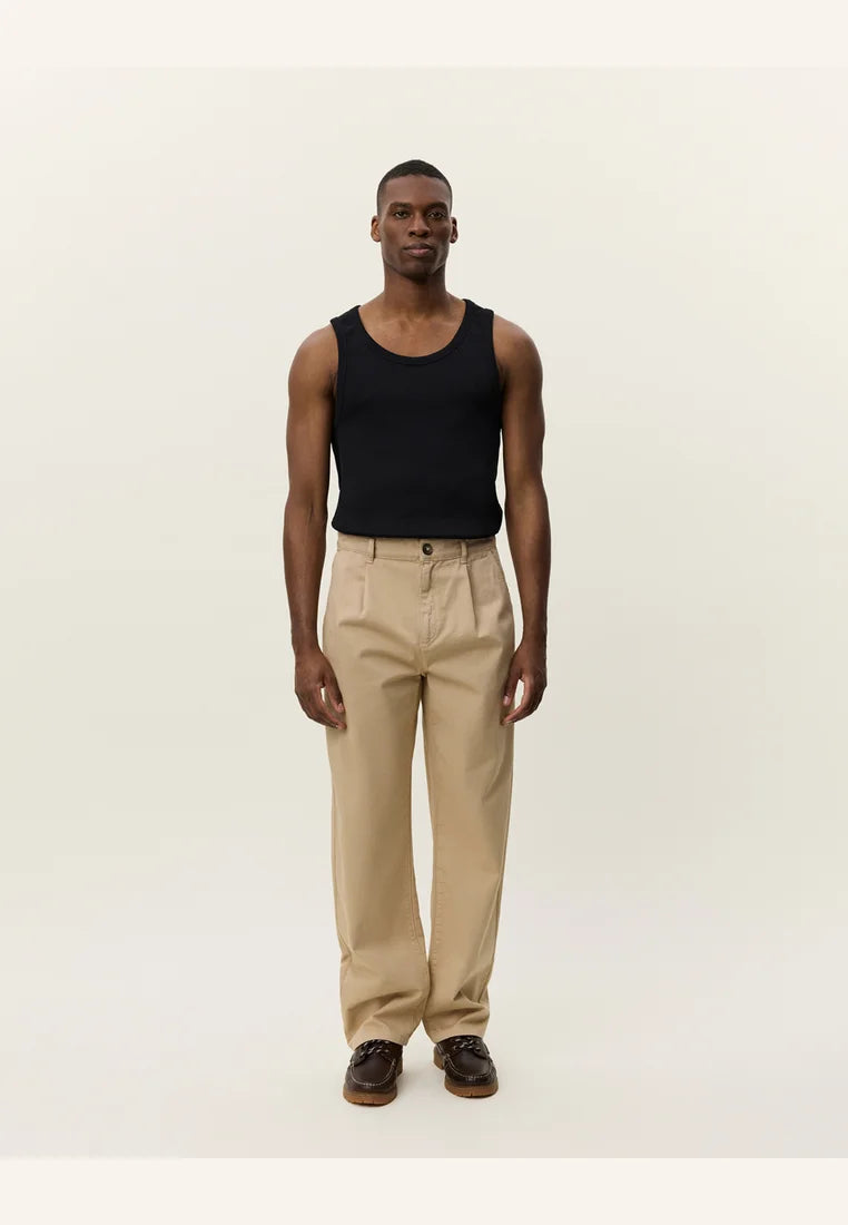 Les Deux Romeo Pleated Chino - Irish Cream
