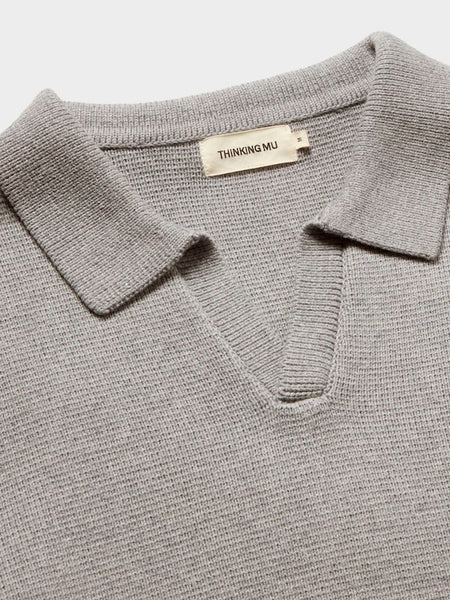 Thinking Mu Aritz Sweater - Grey Melange