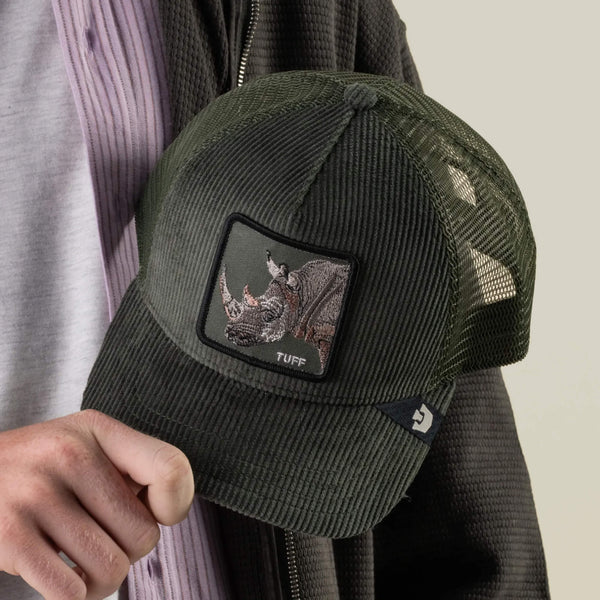 Goorin Bros. Corduroy Tuff Trucker Cap - Olive