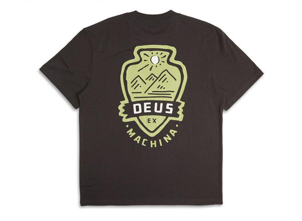 Deus Ex Machina Outdoors Tee - Anthracite