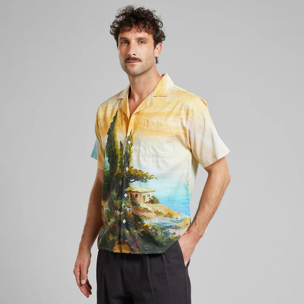 Dedicated Marstrand Ocean View S/S Shirt - Multi Coloured