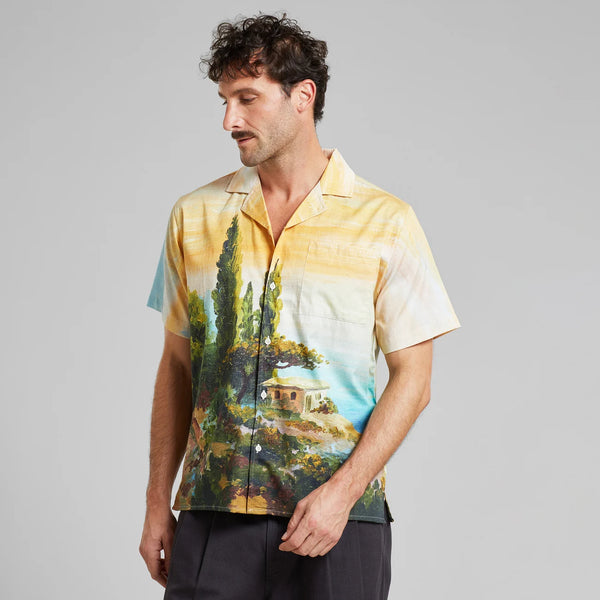 Dedicated Marstrand Ocean View S/S Shirt - Multi Coloured