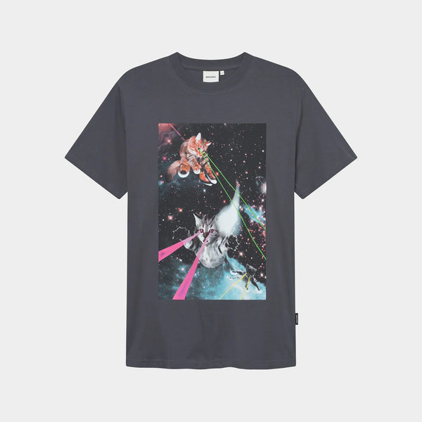 Dedicated Stockholm Lazer Cats Tee - Forged Iron