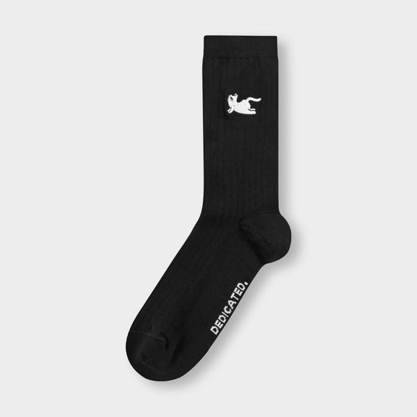 Dedicated Knivsta Mens Cobra Pose Socks - Black