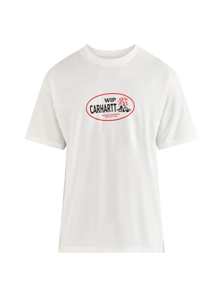 Carhartt WIP Harlequin BBQ Tee - White