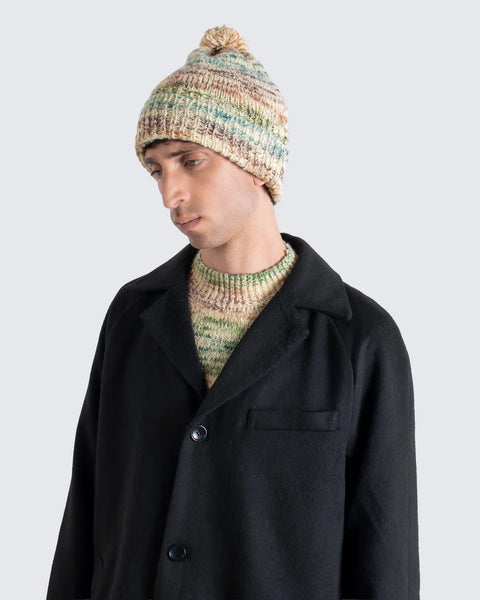 Far Afield Bobble Knit Beanie - Stone