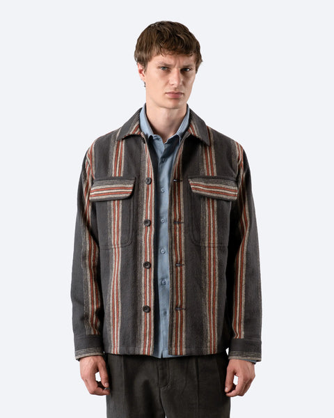 Far Afield Yara Stripe Normsk Jacket - Grey/Multi