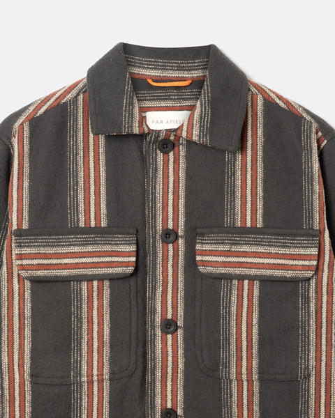 Far Afield Yara Stripe Normsk Jacket - Grey/Multi