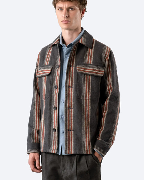 Far Afield Yara Stripe Normsk Jacket - Grey/Multi