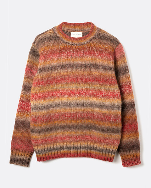 Far Afield Nepalese Sunset Dieter Knit - Red/Multi