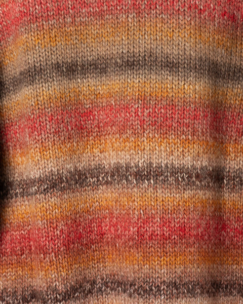 Far Afield Nepalese Sunset Dieter Knit - Red/Multi