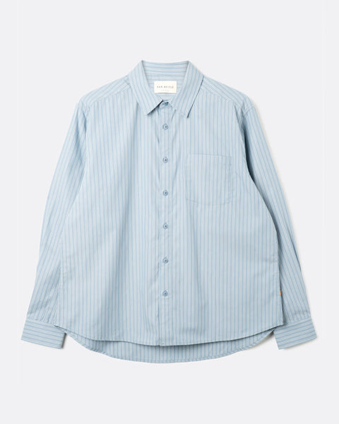 Far Afield L/S Day Shirt - Blue Stripe