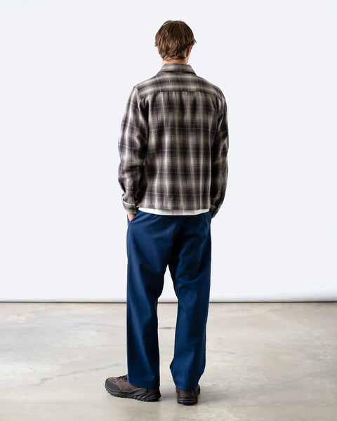Far Afield Kal Check Busey Shirt - Dark Grey