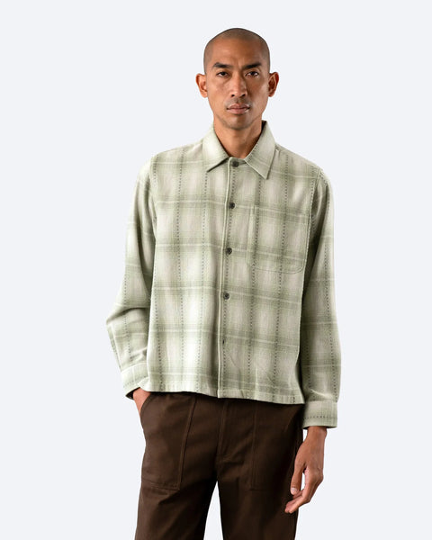 Far Afield Kali Check Busey Shirt - Green